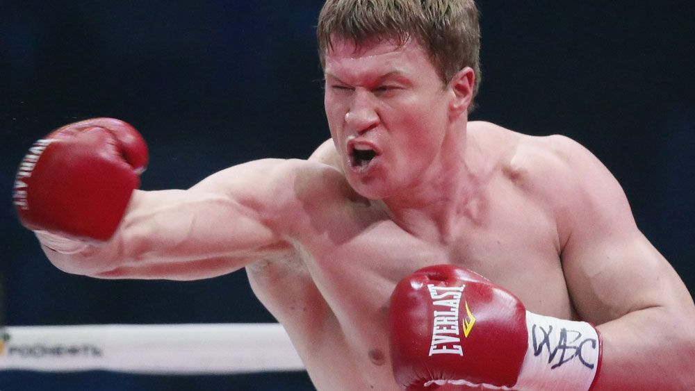 Alexander Potevkin has had his next fight cancelled. (AAP)