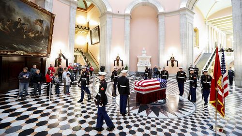 Mourners pay tribute to American space legend John Glenn with two days of celebrations