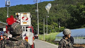 North Korea launched hundreds of more trash-carrying balloons toward the South 