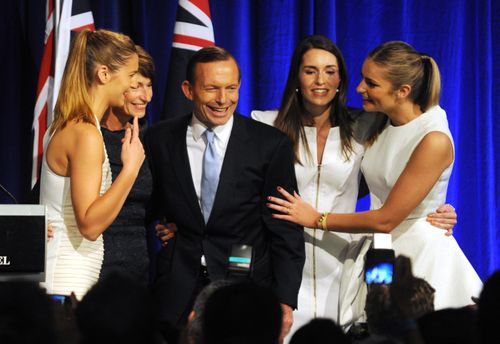 Former prime minister Tony Abbott was swept to power in 2013 on a platform attacking the trust in Julia Gillard. (AAP)