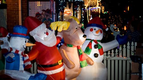 Impressive Christmas displays at home needn't cost a fortune. (File image)