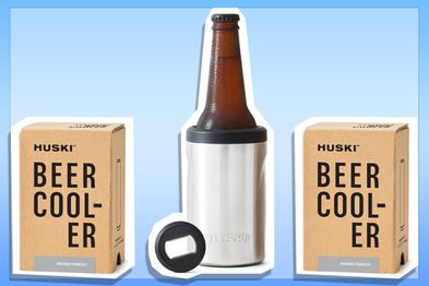 9PR: Huski Beer Cooler 2.0 Triple Insulated Stainless Steel Premium Can and Bottle Stubby Holder