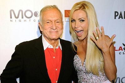 Various reports are calling Hefner and Crystal Harris' whole relationship 'a mere publicity stunt'.