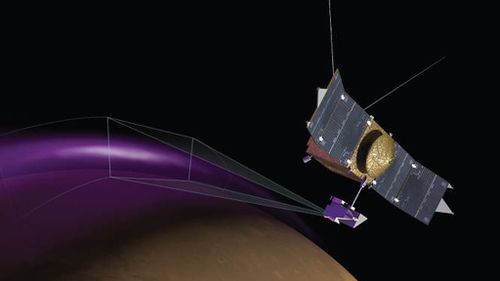 NASA spacecraft detects mysterious dust cloud and aurora around Mars