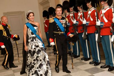 Princess Mary attends state dinner, August