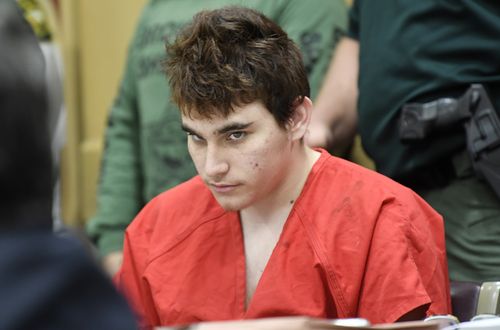 Cruz is accused of the shooting massacre that killed 17 people at Marjory Stoneman Douglas High School in February. Picture; AAP