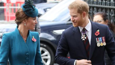 Prince Harry and the Duchess of Cambridge.