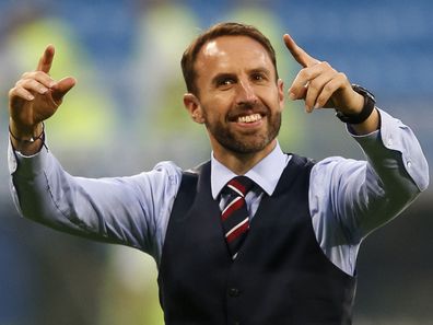 English person Gareth Southgate. (AAP)