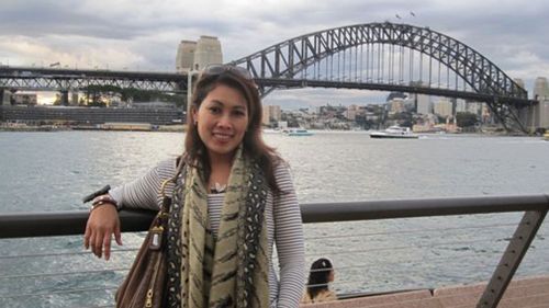 Novy Chardon, pictured in Sydney, is missing. Her husband John Chardon has been charged with her murder. (Supplied)