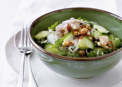 Recipe:&nbsp;<a href="http://kitchen.nine.com.au/2016/05/19/13/55/thai-chicken-and-cucumber-salad" target="_top">Thai chicken and cucumber salad<br />
</a>