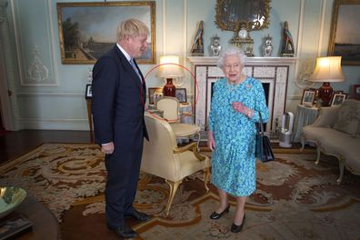Queen photos Boris Johnson Buckingham Palace