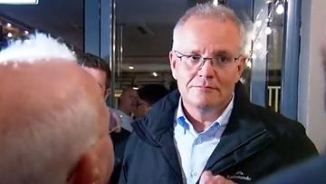 Scott Morrison was abused by a punter at a pub in Newcastle.