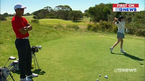 Woods is visiting Melbourne to promote the Presidents Cup 2019.