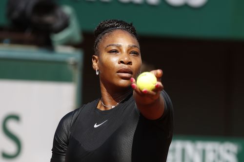 Williams is just getting back on to the court after giving birth to her daughter last September. Picture: AP