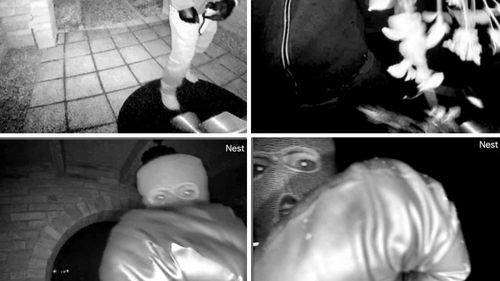 Nancy Guthrie'nin kaybolduğu geceki güvenlik kamerası görüntülerinden bir kesit.