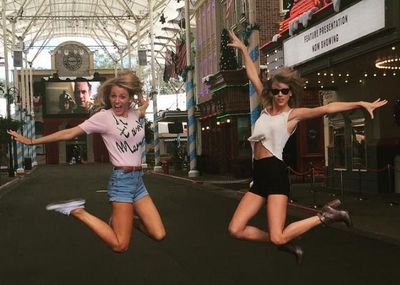 Blake Lively and Taylor Swift on the Gold Coast