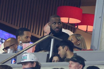 Lebron James in attendance