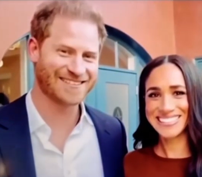 Harry and Meghan farewell video to Elton John concert tour