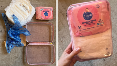 Mum Amy shares how she uses the viral $12 Kmart storage packing cubes