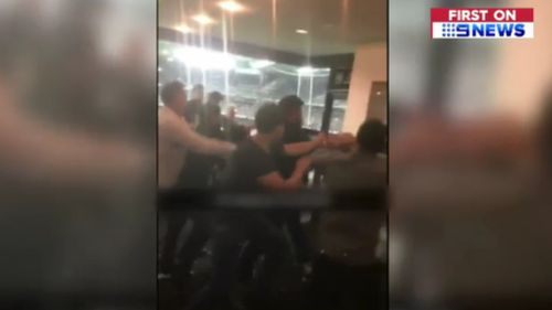 It's believed an insult over St Kilda's Grand Final loss in 2010 sparked the brawl. (9NEWS)