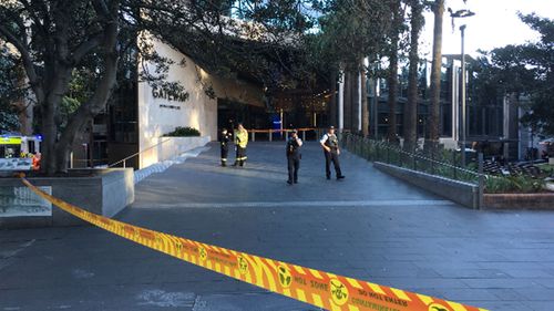 Circular Quay evacuation in Sydney