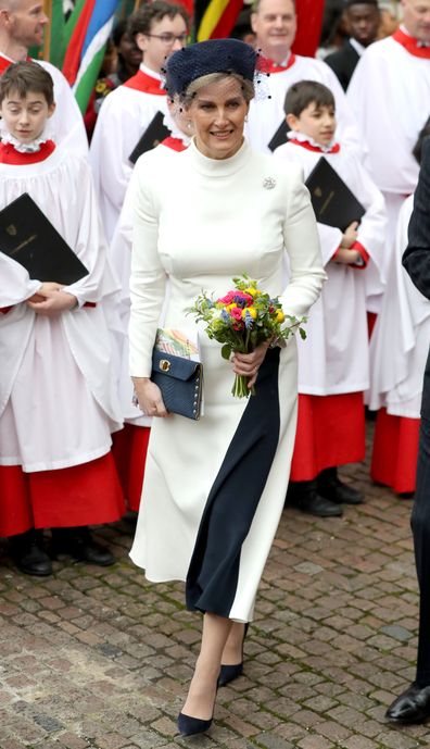 Kate Middleton earrings Meghan Markle Birks Commonwealth Day Queen Elizabeth brooch