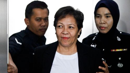 Ms Exposto entering the Malaysian High Court today. (Image: AAP)