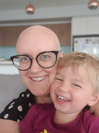 Jessica Fussell had to navigate motherhood whilst battling stage four cancer.