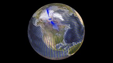 The north magnetic pole has been slowly moving across the Canadian Arctic toward Russia since 1831, but its swift pace toward Siberia in recent years at a rate of around 34 miles per year has forced scientists to update the World Magnetic Model.