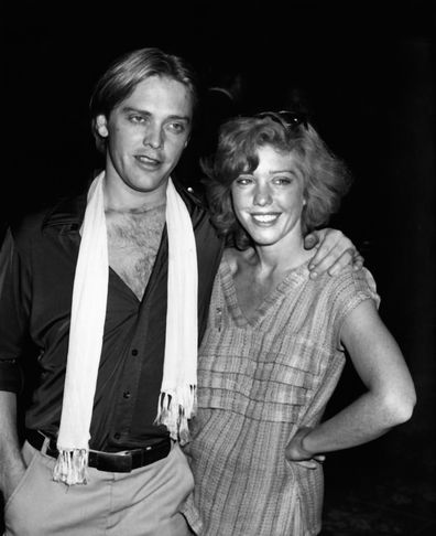BEVERLY HILLS, CA - APRIL 6:  Penelope Milford and Kim Milford attend 16th Publicists Guild of American Awards Luncheon on April 6, 1979 at the Beverly Wilshire Hotel in Beverly Hills, California. (Photo by Ron Galella/Ron Galella Collection via Getty Images)