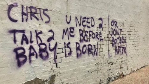 'Chris u need 2 talk to me:' Mystery graffiti around Melbourne suburb