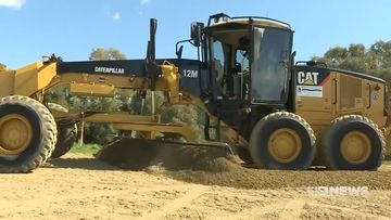 wagga bank levee construction back on track