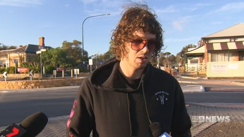 Todd Chenda advertised his car on Gumtree, but when he met two potential buyers they pulled a machete on him. Picture:9NEWS