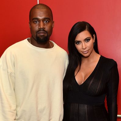 Kanye West and Kim Kardashian in 2015.