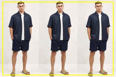 9PR: Aere Euro Linen Shorts.