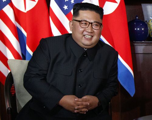 Kim Jong-un told Mr Trump their meeting was like a science fiction movie. Picture: Evan Vucci/AP