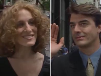 Carrie Bradshaw and Mr Big's first meeting in Sex and the City