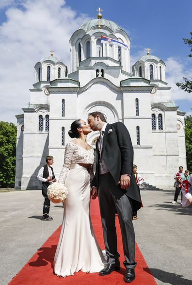 Serbia's Prince Dushan marries in royal wedding