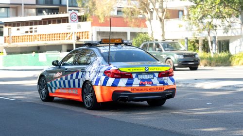 NSW Highway Patrol police car 