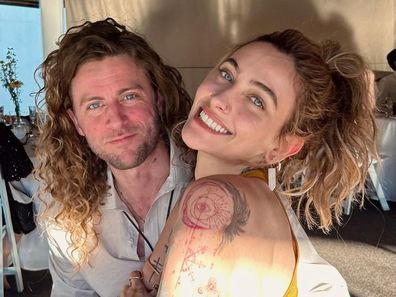 Paris Jackson and fiance Justin Long