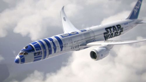 Definitely the droid you are looking for: Japanese airline unveils jet with R2-D2 paint job