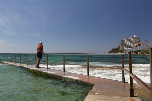 Temperatures were blazing by mid-morning across NSW. (AAP)