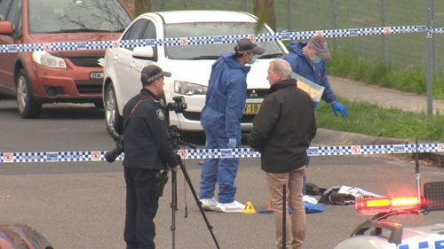 Man shot in the stomach outside Lithgow Hospital.