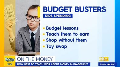 Budget leakage teach kids money
