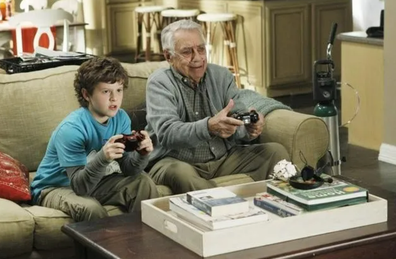 Philip Baker Hall and Nolan Gould