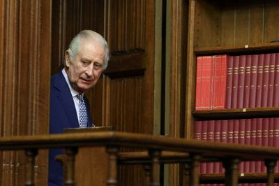 King Charles visits the Royal Courts of Justice, December 2023