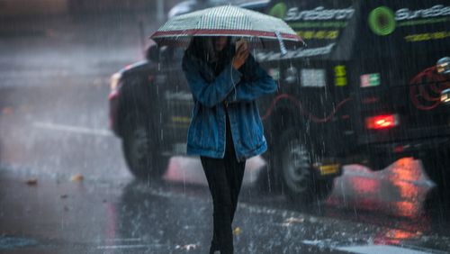 A series of cold fronts is set to bring rain, storms and snow to Australia's south in the coming week. Picture: AAP