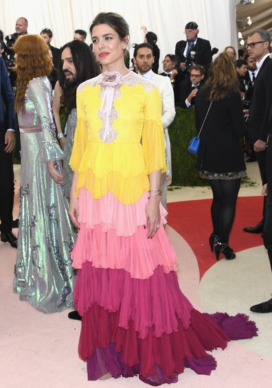 Charlotte Casiraghi is present at the "Manus x Machina: fashion in an age of technology" Costume Institute Gala at the Metropolitan Museum of Art on May 2, 2016 in New York City.