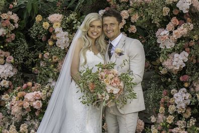 Caitlin and Shannon's wedding: MAFS Married At First Sight 2023