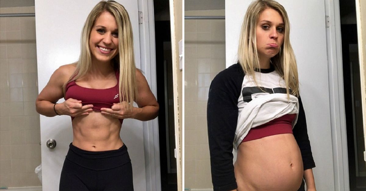 Former bodybuilder shows how abs become bloated during PMS - 9Honey